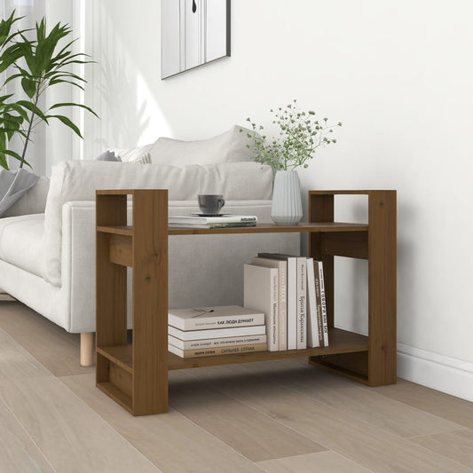Libreria/Divisorio Ambrato 80x35x56,5 cm Legno Massello di Pino | homemem39