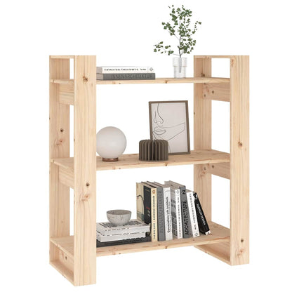 Libreria/Divisorio 80x35x91 cm Legno Massello di Pino