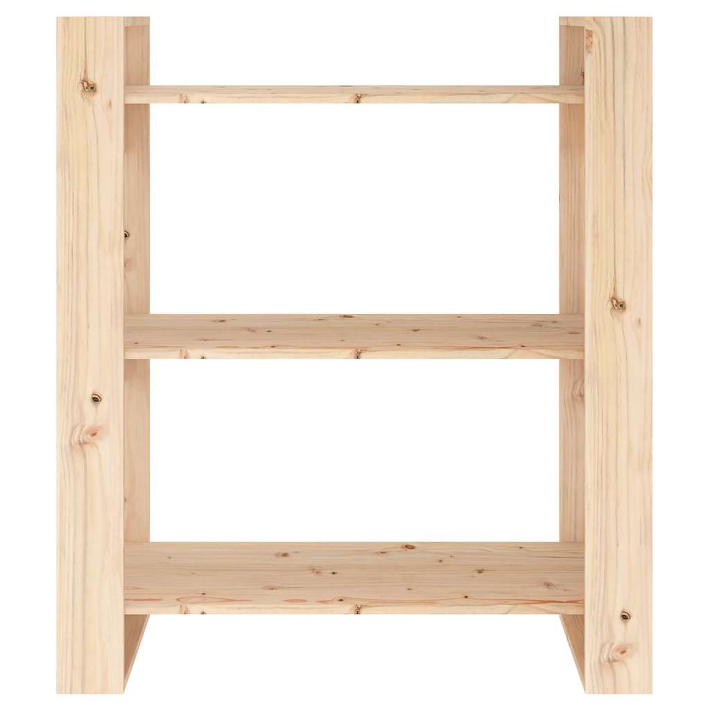 Libreria/Divisorio 80x35x91 cm Legno Massello di Pino | homemem39
