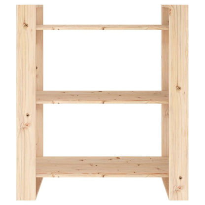 Libreria/Divisorio 80x35x91 cm Legno Massello di Pino | homemem39