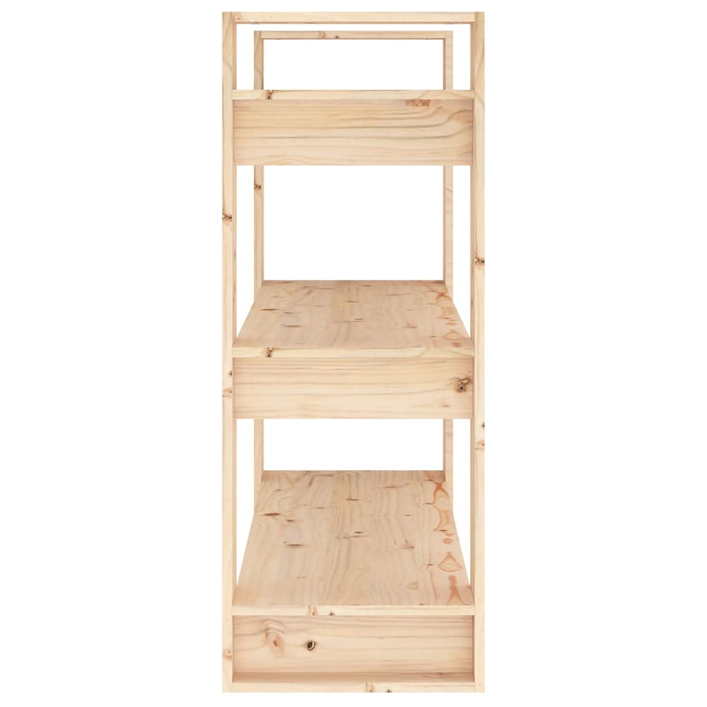 Libreria/Divisorio 80x35x91 cm Legno Massello di Pino