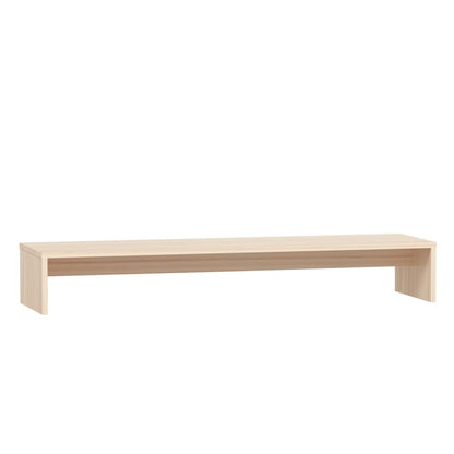 Monitor Stand 100x27x15 cm in Solid Pine Wood