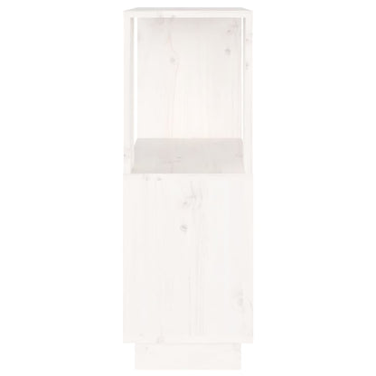 Libreria/Divisorio Bianco 51x25x70 cm in Legno Massello di Pino | homemem39
