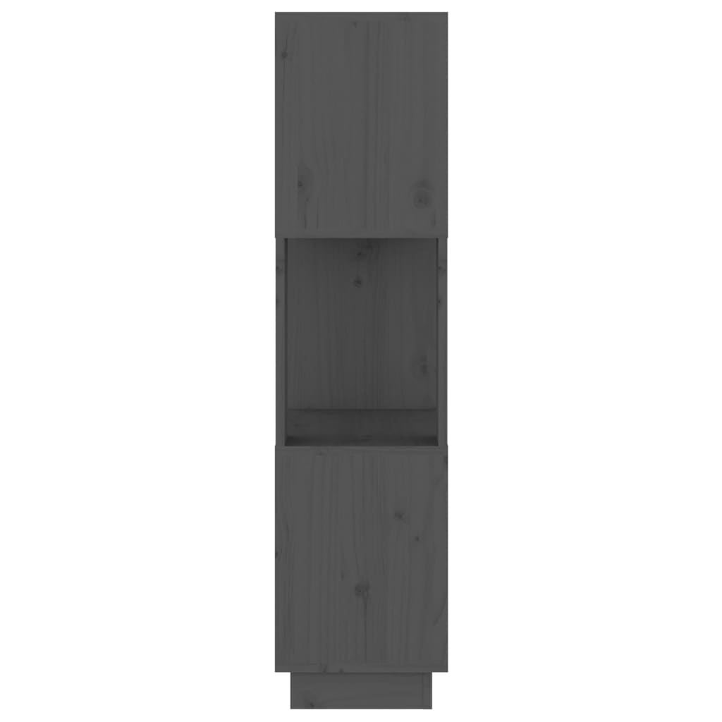 Libreria/Divisorio Grigio 51x25x101 cm Legno Massello di Pino | homemem39