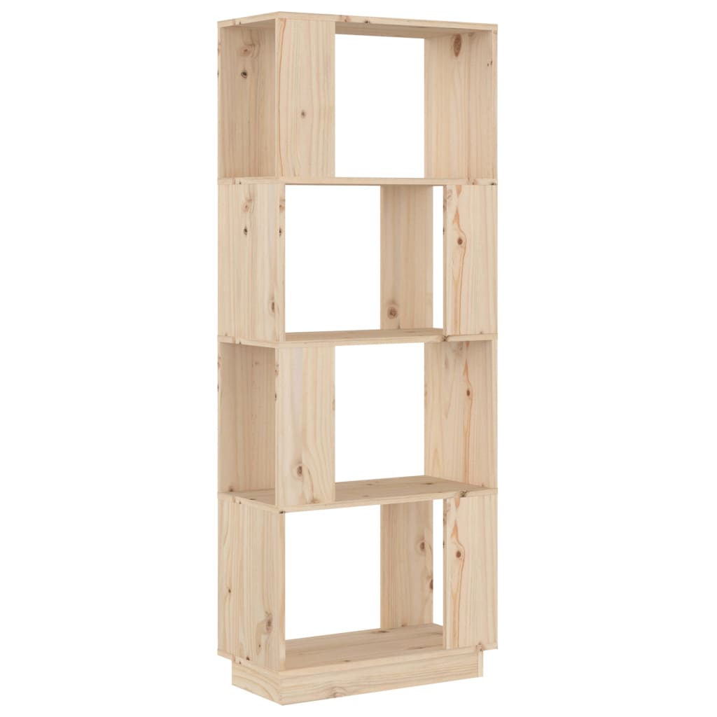 Libreria/Divisorio 51x25x132 cm in Legno Massello di Pino | homemem39