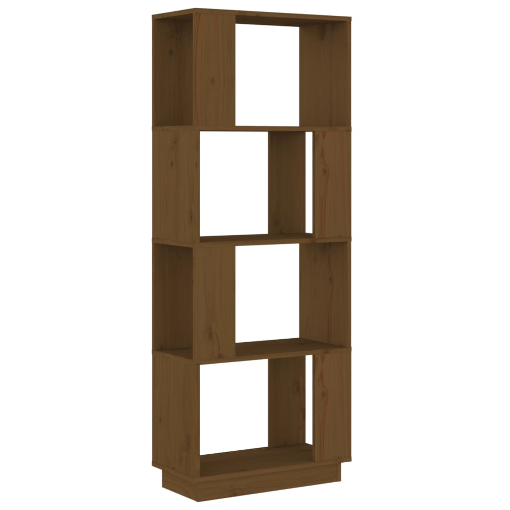 Libreria/Divisorio Ambrato 51x25x132 cm in Massello di Pino | homemem39