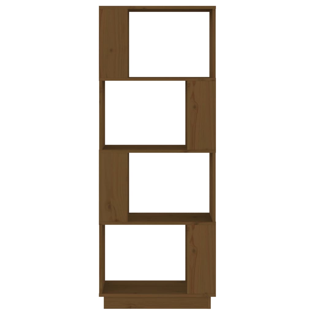 Libreria/Divisorio Ambrato 51x25x132 cm in Massello di Pino | homemem39