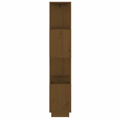 Libreria/Divisorio Ambrato 51x25x132 cm in Massello di Pino