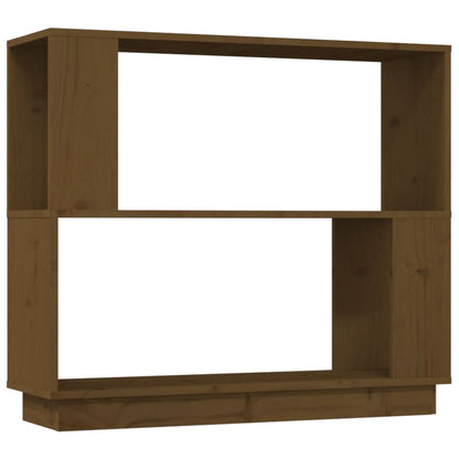 Libreria/Divisorio Ambrato 80x25x70 cm Legno Massello di Pino | homemem39