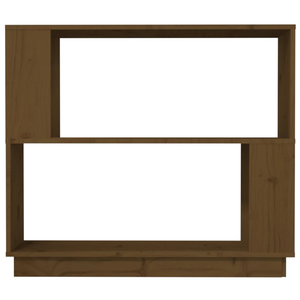 Libreria/Divisorio Ambrato 80x25x70 cm Legno Massello di Pino | homemem39