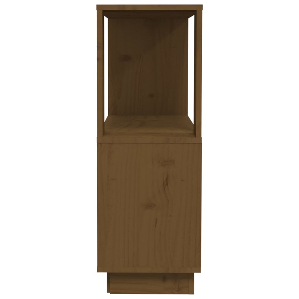 Libreria/Divisorio Ambrato 80x25x70 cm Legno Massello di Pino | homemem39