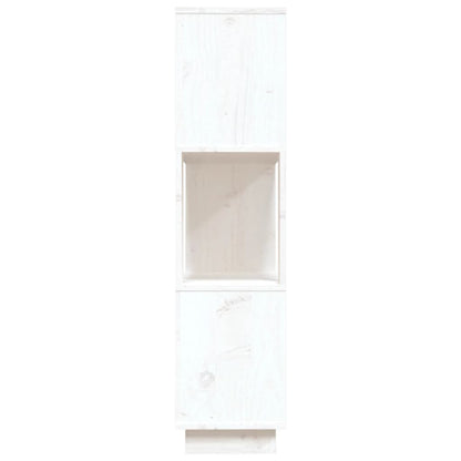Libreria/Divisorio Bianco 80x25x101 cm Legno Massello di Pino | homemem39