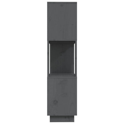 Libreria/Divisorio Grigio 80x25x101 cm Legno Massello di Pino | homemem39