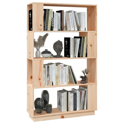 Libreria/Divisorio 80x25x132 cm in Legno Massello di Pino | homemem39