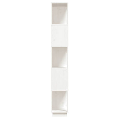 Libreria/Divisorio Bianco 80x25x163,5 cm Legno Massello di Pino | homemem39