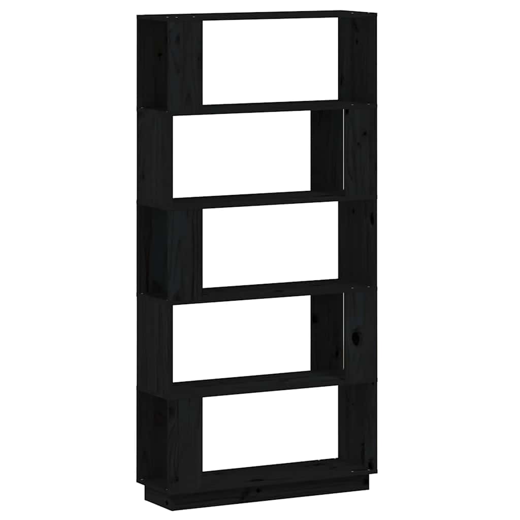Libreria/Divisorio Bianco 80x25x163,5 cm Legno Massello | homemem39