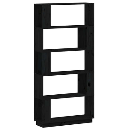Libreria/Divisorio Bianco 80x25x163,5 cm Legno Massello | homemem39