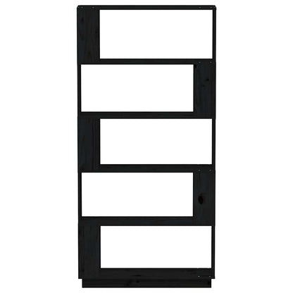 Libreria/Divisorio Bianco 80x25x163,5 cm Legno Massello | homemem39