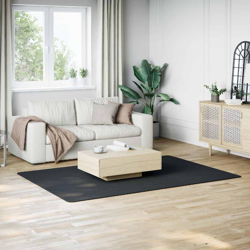 Tappeto Lavabile Soffice Pelo Corto 160x230 cm Antiscivolo Nero | homemem39
