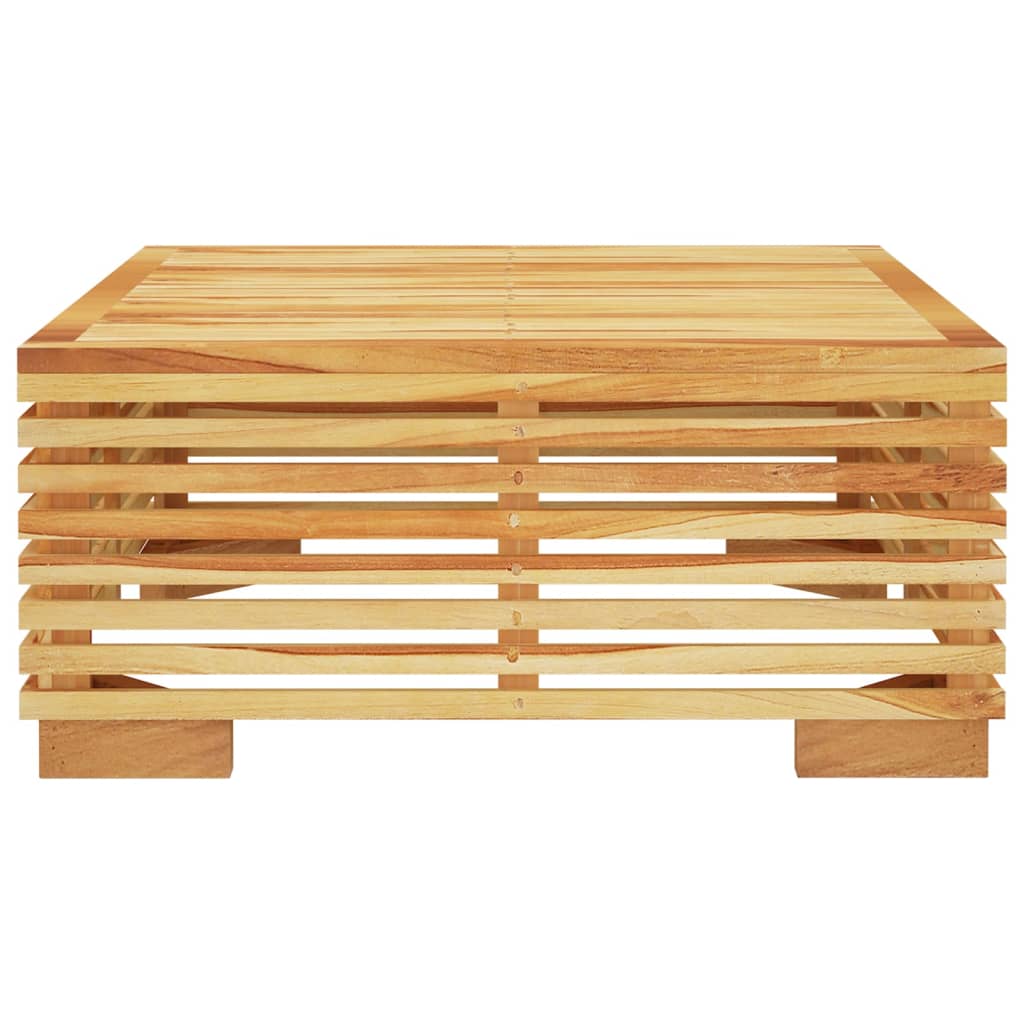 Tavolino da Giardino 69,5x69,5x31 cm in Legno Massello di Teak - homemem39