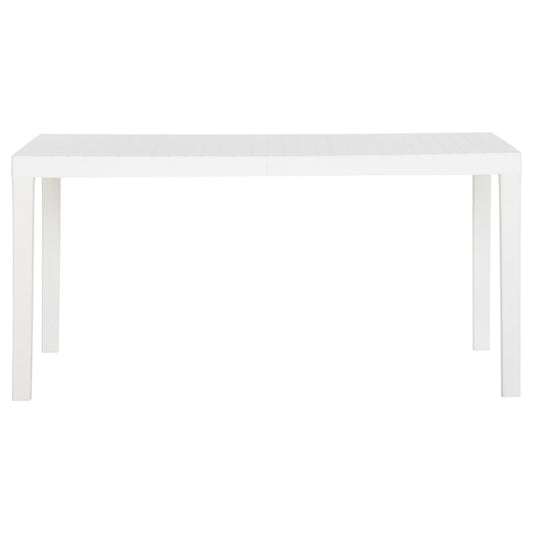 Tavolo da Giardino 150x90x72 cm in PP Bianco