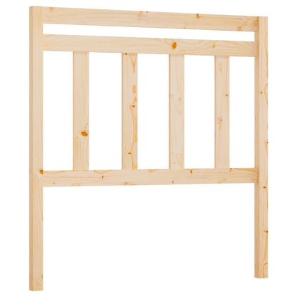 Testiera per Letto 81x4x100 cm in Legno Massello di Pino - homemem39
