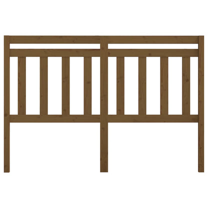 Testiera per Letto ambra 126x4x100 cm in Legno Massello di Pino