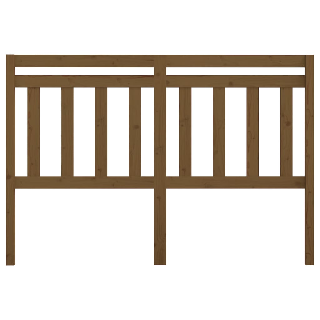 Testiera per Letto ambra 166x4x100 cm in Legno Massello di Pino - homemem39