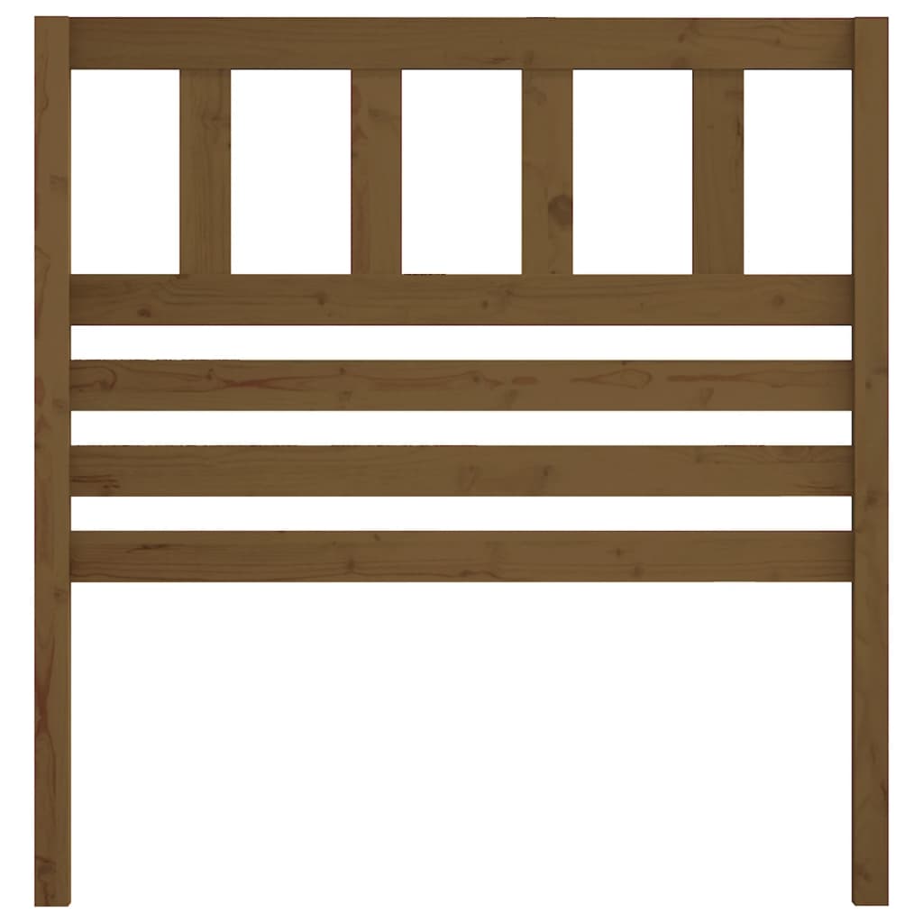 Testiera per Letto ambra 96x4x100 cm in Legno di Pino - homemem39