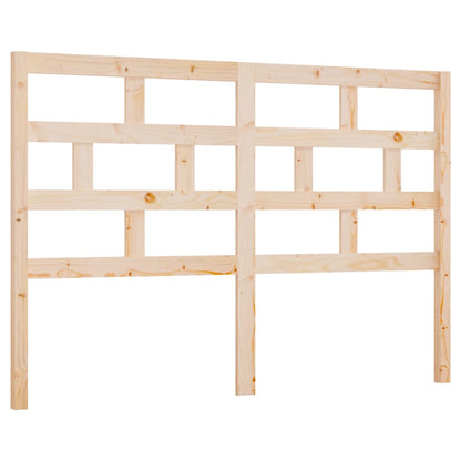 Testiera per Letto 146x4x100 cm in Legno Massello di Pino - homemem39