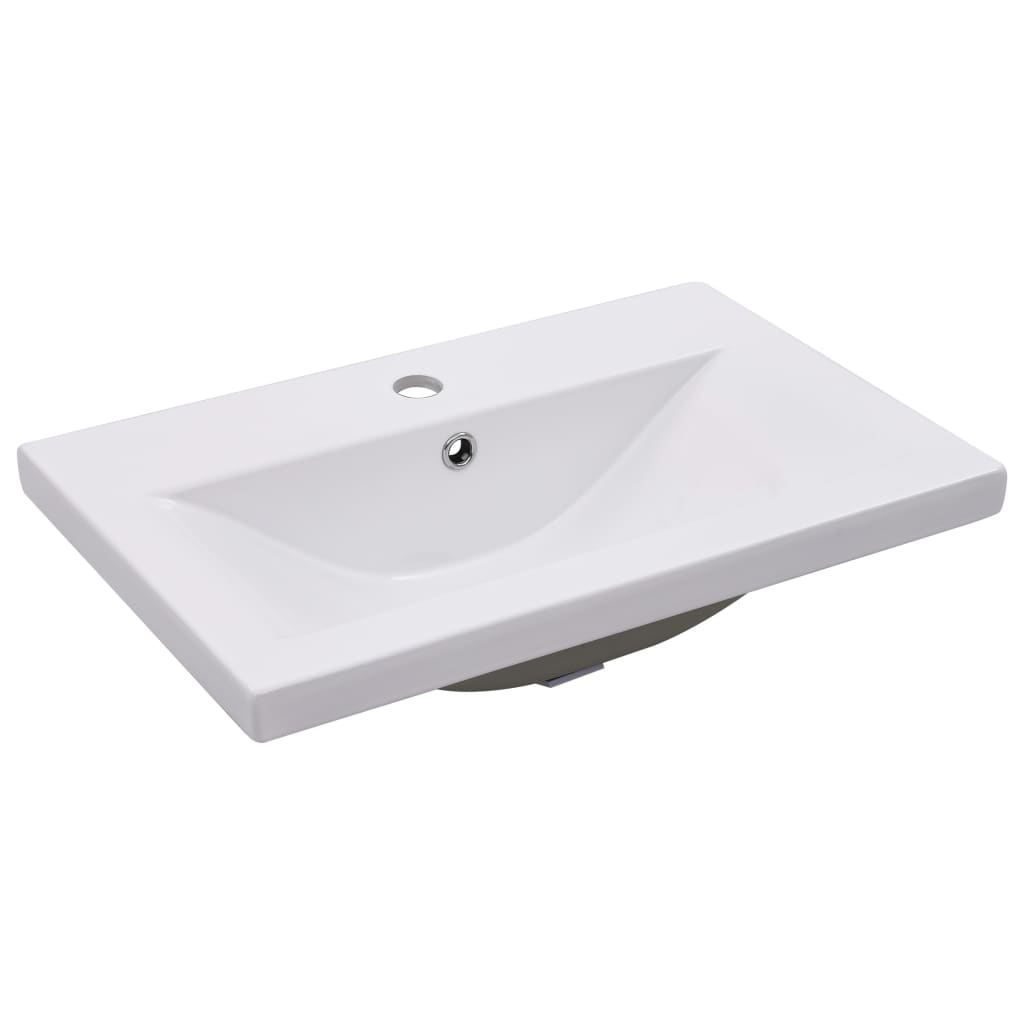 Mobile con Lavandino Integrato Bianco in Legno Multistrato | homemem39
