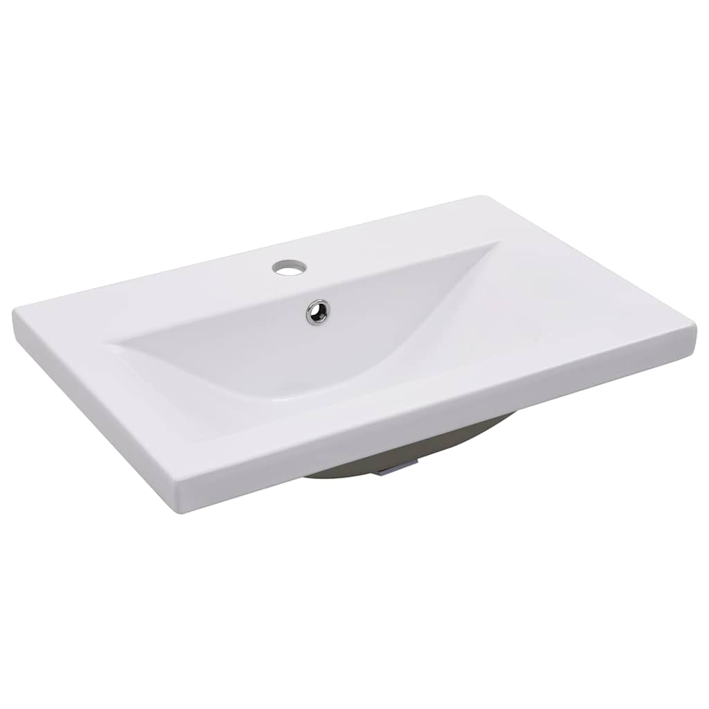 Mobile con Lavandino Integrato Bianco in Legno Multistrato