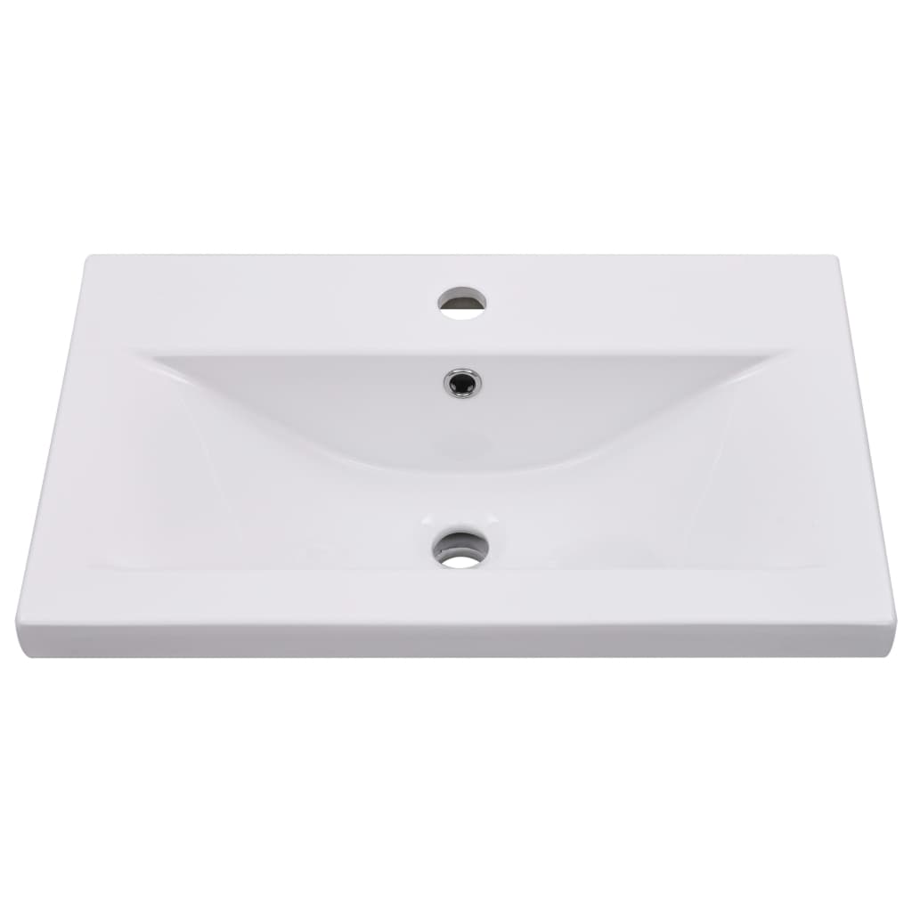 Mobile con Lavandino Integrato Bianco in Legno Multistrato | homemem39