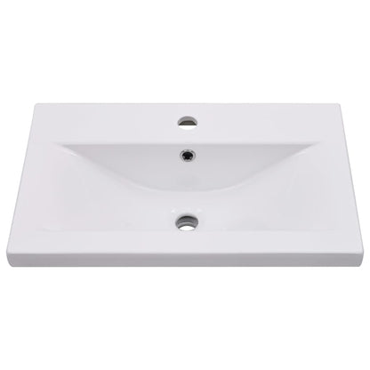 Mobile con Lavandino Integrato Bianco in Legno Multistrato | homemem39