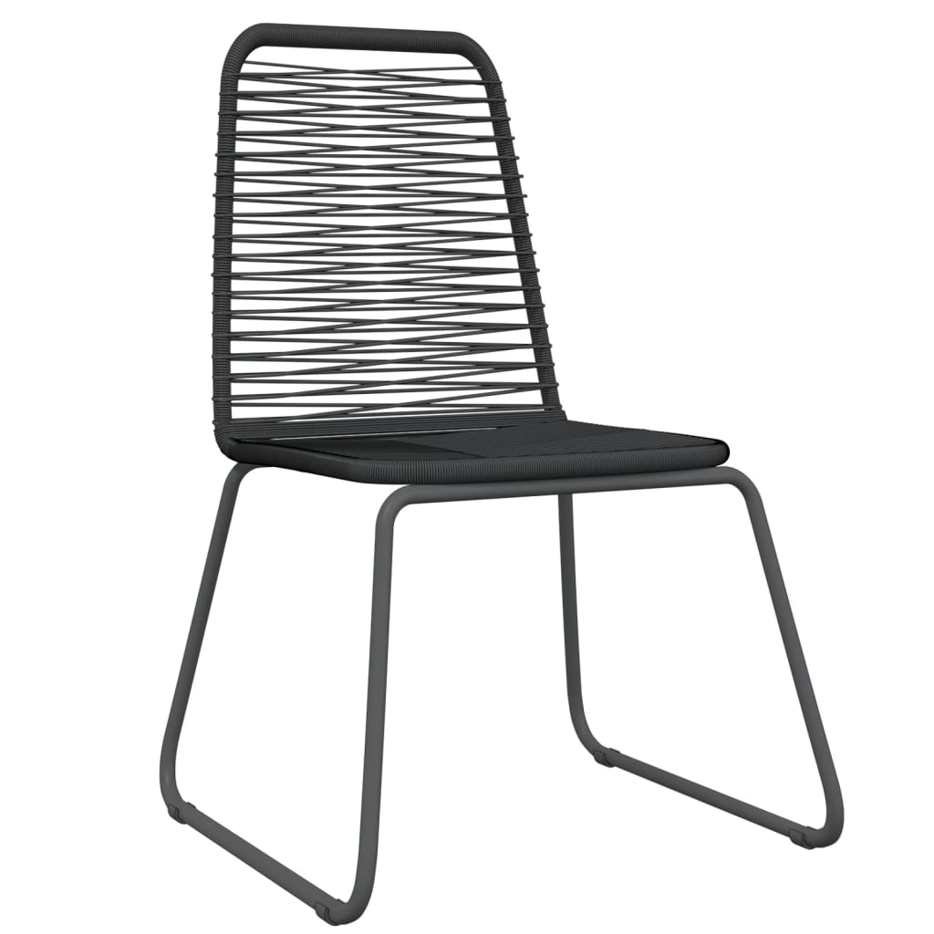 Set da Pranzo da Giardino 5 pz Nero | homemem39