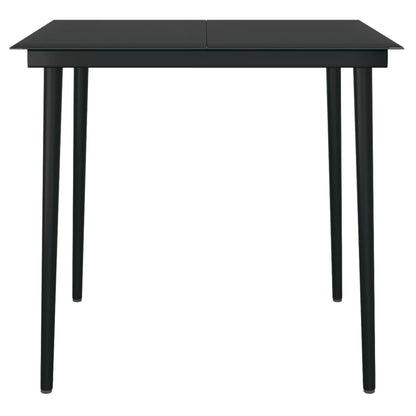 Set da Pranzo da Giardino 5 pz Nero | homemem39