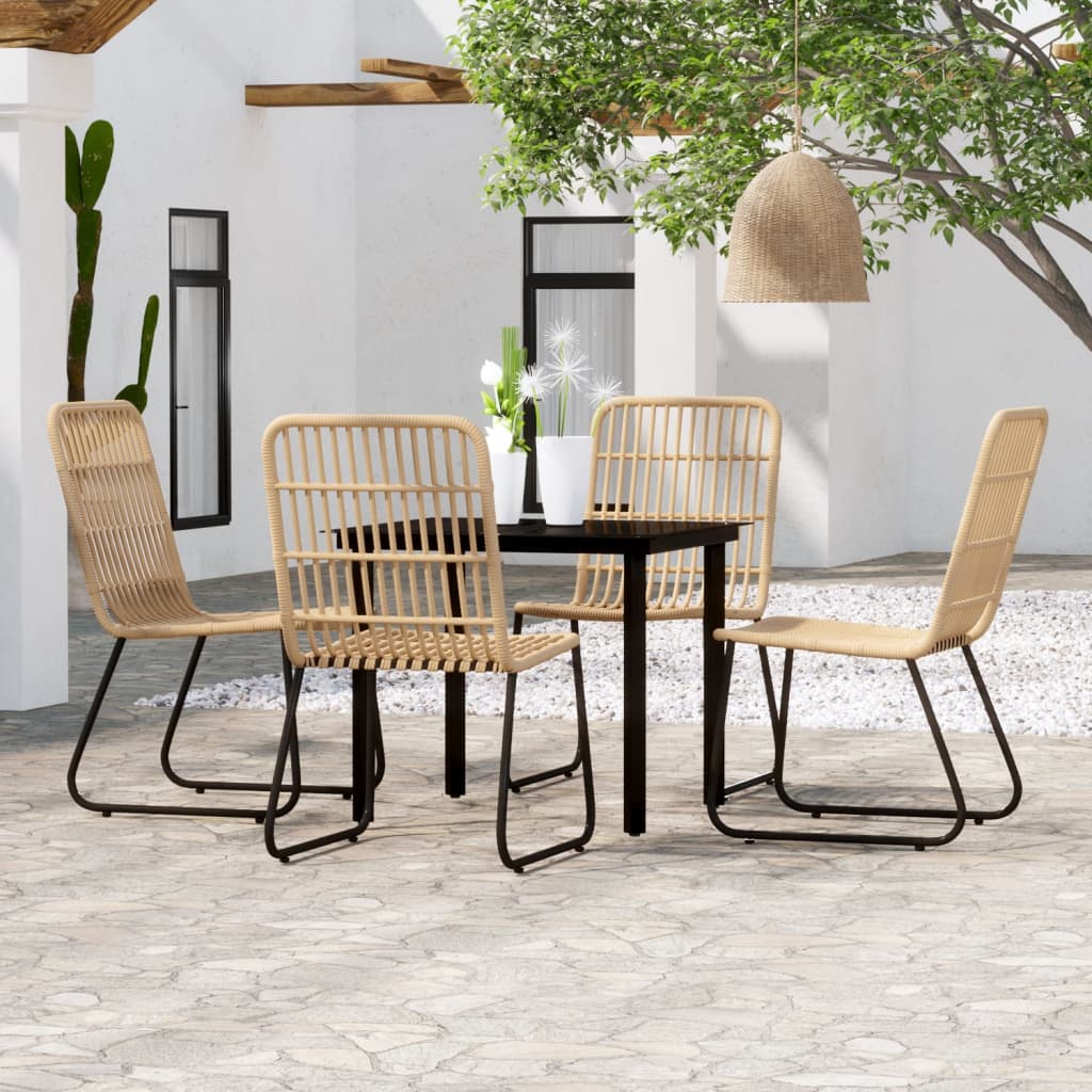 Set Mobili da Pranzo per Giardino 3 pz Rovere | homemem39