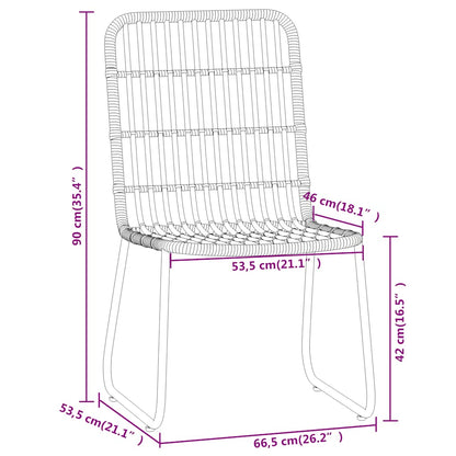 Set da Pranzo per Giardino97 pz con Cuscini Rovere | homemem39