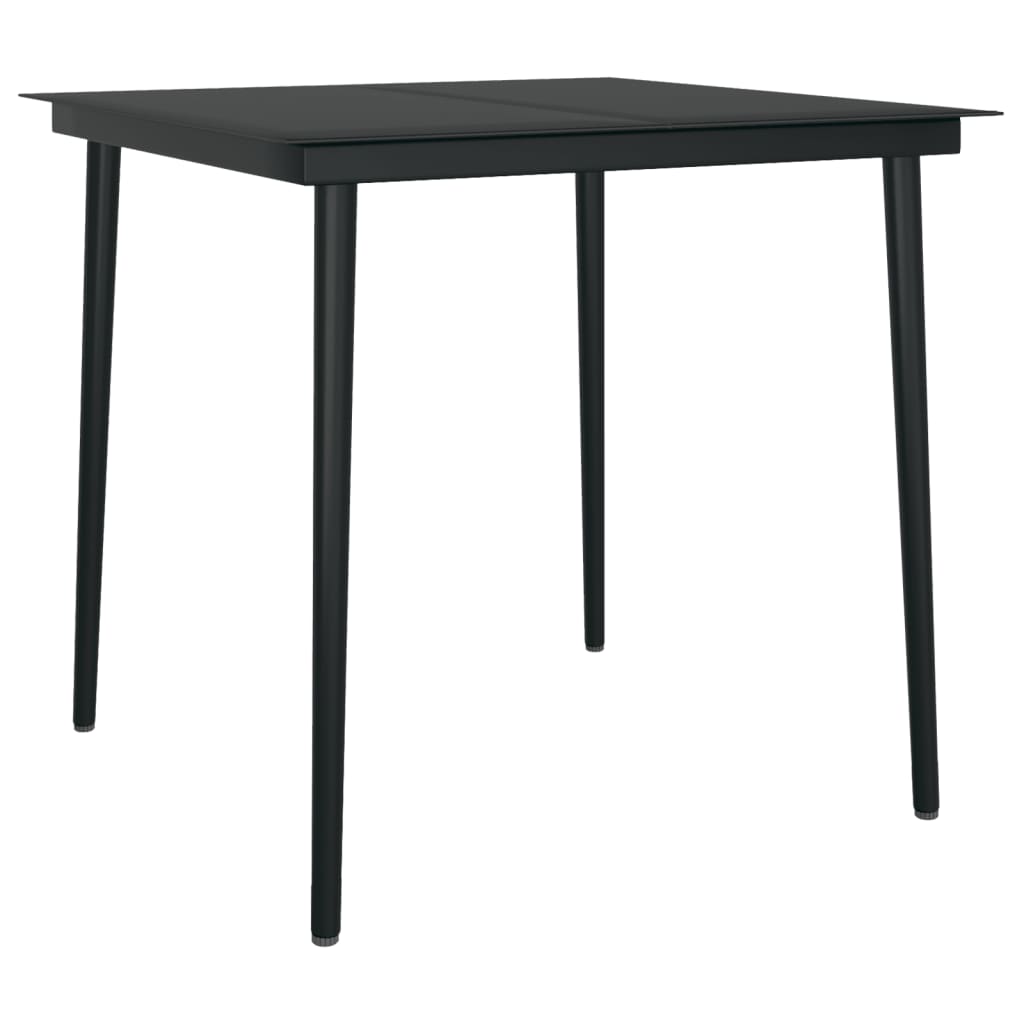 Set da Pranzo da Giardino 3 pz Nero | homemem39
