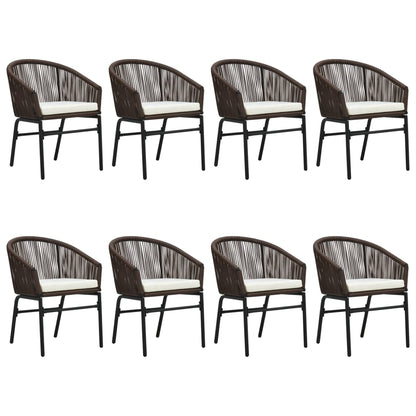 Set da Pranzo da Giardino 9 pz Marrone | homemem39