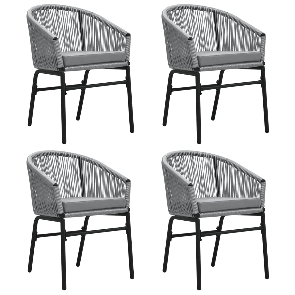 Set Mobili da Pranzo per Giardino 5 pz Antracite | homemem39