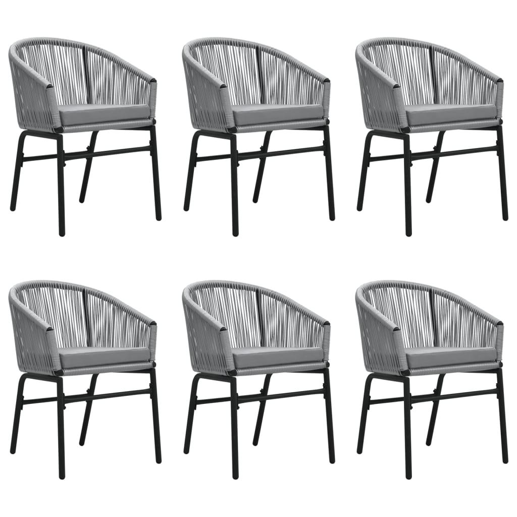Set Mobili da Pranzo per Giardino 7 pz Antracite | homemem39
