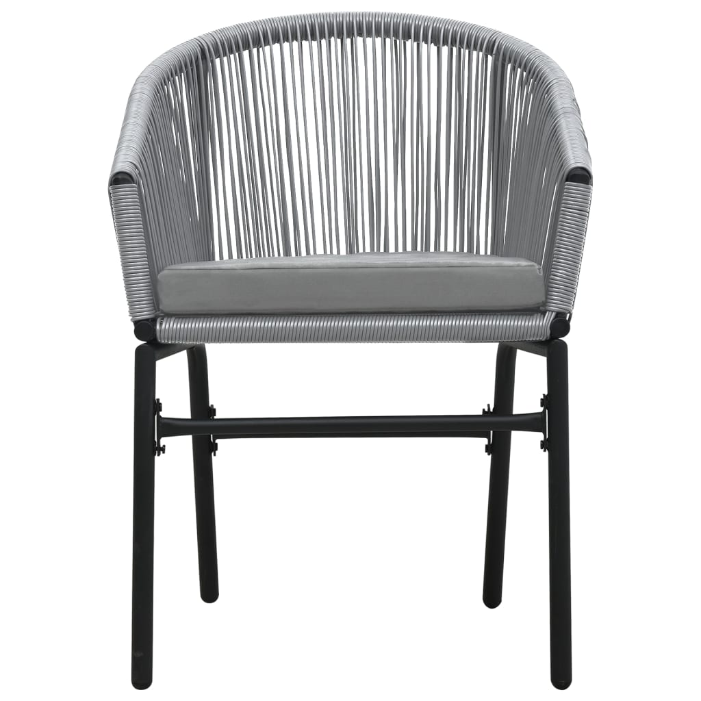 Set Mobili da Pranzo da Giardino 9 pz Antracite | homemem39