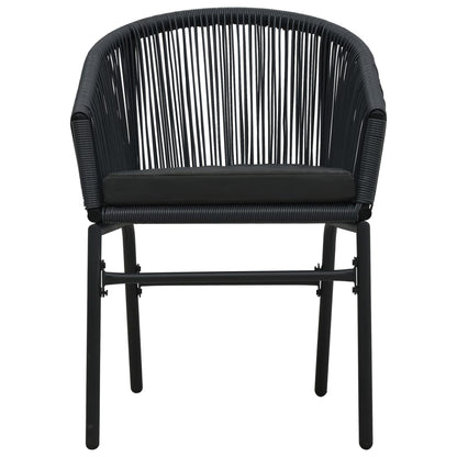 Set da Pranzo da Giardino 9 pz Nero | homemem39