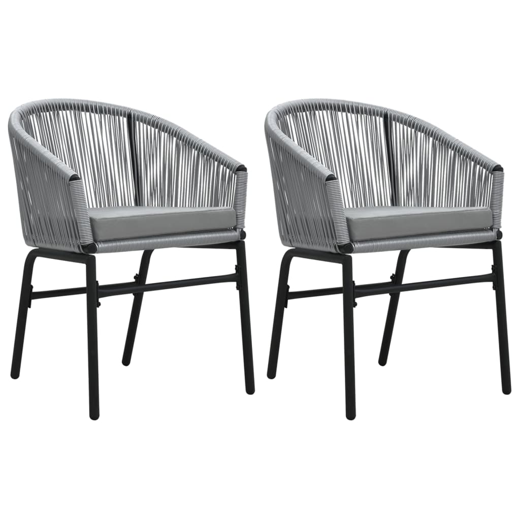 Set Mobili da Pranzo per Giardino 3 pz Antracite | homemem39
