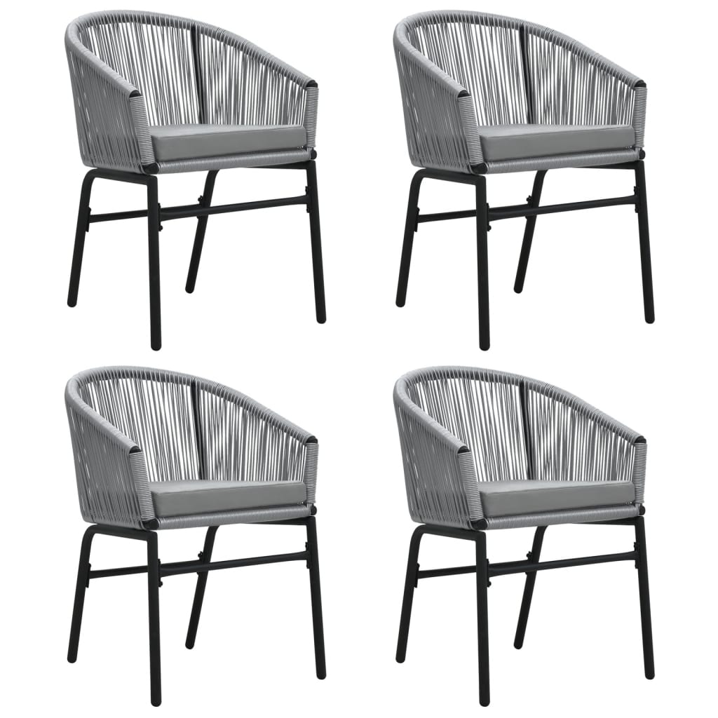 Set da Pranzo da Giardino 5 pz Grigio | homemem39