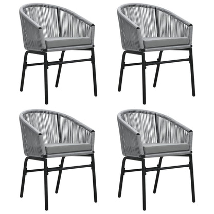 Set da Pranzo da Giardino 5 pz Grigio | homemem39