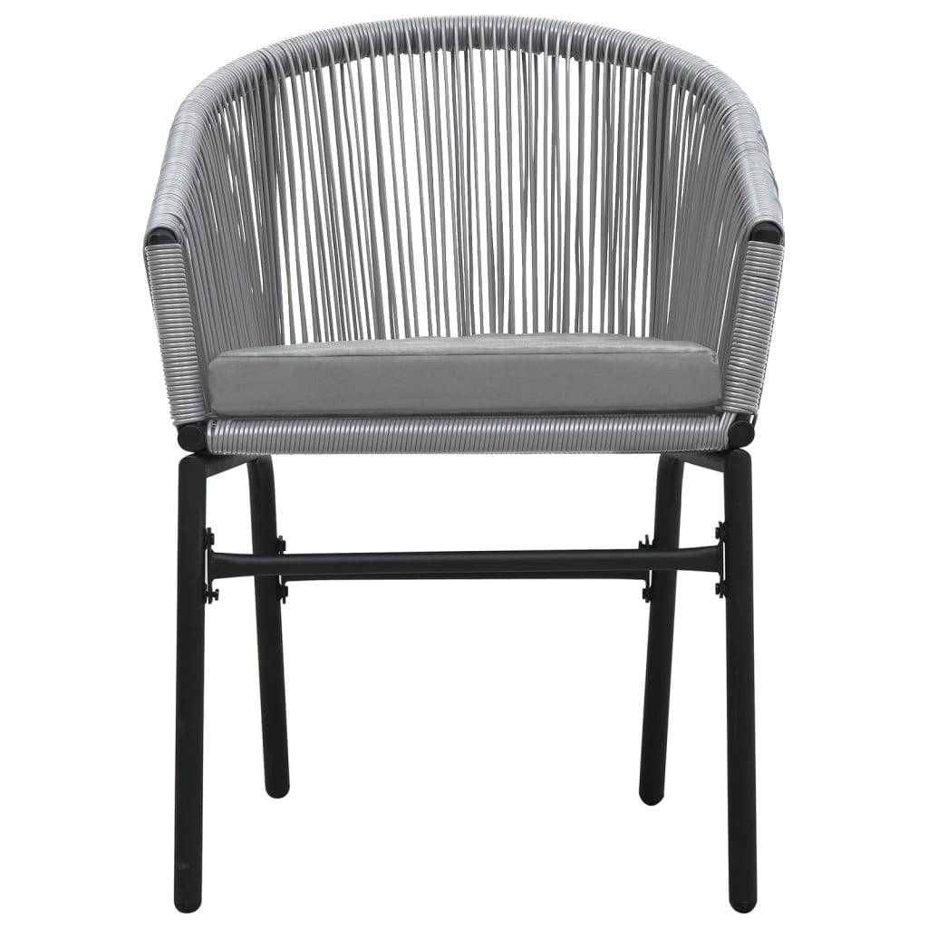 Set Mobili da Pranzo da Giardino 9 pz Antracite | homemem39