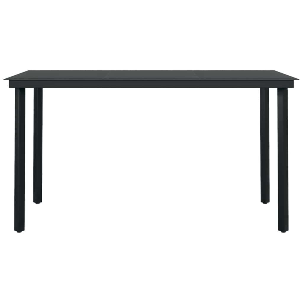 Set Mobili da Pranzo per Giardino 5 pz Bianco