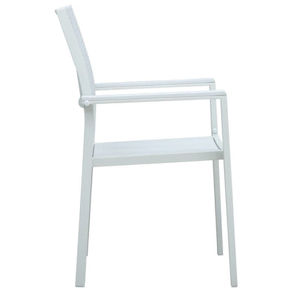 Set da Pranzo da Giardino 9 pz Bianco | homemem39